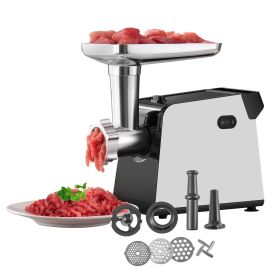 Meat Grinder, 3 Lbs/Min Capacity Electric Meat Grinders with Blade, Grinding Plate, Sausage Maker, Kubbe Kit