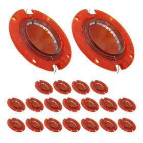 5 Core Voice Coil Diaphragm ? Phenolic 2" Voice Coils ? For Compression Horn Driver - DP 200 20PCS (Option: DP20020PCS)