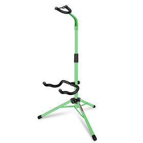 5 Core Guitar Stand Floor Adjustable Heavy Duty W Neck Holder For Acoustic Electric Classic Bass - GSH HD GR (Option: GSHHDGR)