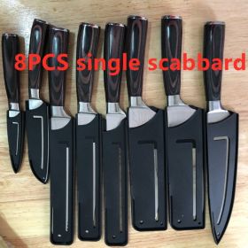 Chef Knives Kitchen Knives Cleaver Slicing Knives (Option: 8pcs punches)