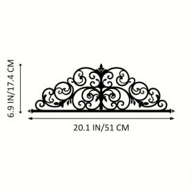 CIFbuy Vintage Floral Iron Over-The-Door Hanger Reversible Seasonal Wall Door Decor For Living Room Bedroom Kitchen Bathroom(TikTok, Temu Pick-up (Option: defaulttitle)