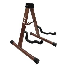 5 Core Guitar Stand 2PC A Frame W Soft Foam Arm Non Slip Rubber For Acoustic Electric Bass (Option: GSSBR)