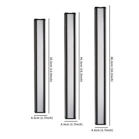 1pc Magnetic Knife Strips; Stainless Steel Magnetic Knife Bar - Use As Knife Holder; Knife Rack; Knife Strip; Kitchen Utensil Holder And Tool Hol (size: 14 Inch)